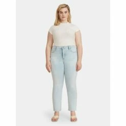 Warp + Weft SXF Plus Size Utility Straight - Alameda Denim