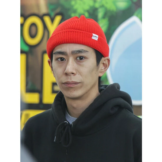 Druthers Merino Wool Dockworker Hat Hats Red 4 Druthers Merino Wool Dockworker Hat Hats Red - Image 2