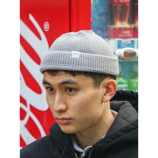 Druthers Merino Wool Dockworker Hat Hats Grey Heather 4 Druthers Merino Wool Dockworker Hat Hats Grey Heather - Image 2