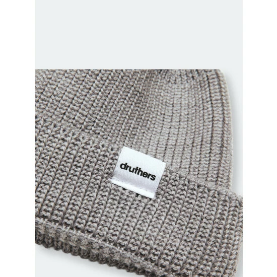 Druthers Merino Wool Dockworker Hat Hats Grey Heather 5 Druthers Merino Wool Dockworker Hat Hats Grey Heather - Image 3