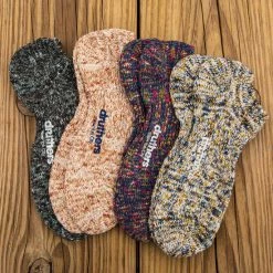 Druthers Recycled Cotton Mélange Ankle Sock - Navy Mélange Socks -Druthers Shop unnamed file 1897