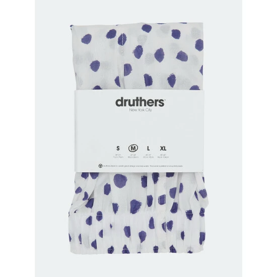 Druthers Organic Cotton Marker Dots Boxer Shorts White 5 Druthers Organic Cotton Marker Dots Boxer Shorts White - Image 3