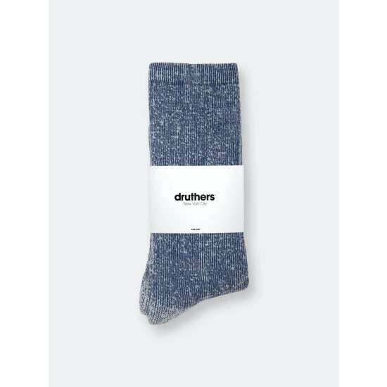 Druthers Merino Wool House Sock Socks Navy Blue 8 Druthers Merino Wool House Sock Socks Navy Blue - Image 6