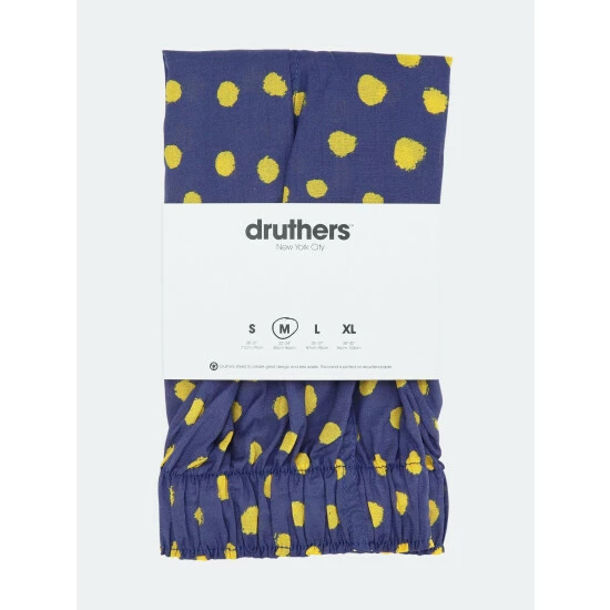 Druthers Organic Cotton Marker Dots Boxer Shorts - Navy 5 Druthers Organic Cotton Marker Dots Boxer Shorts - Navy - Image 3