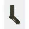 Druthers Merino Wool Waffle Sock Socks Olive