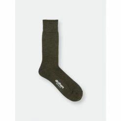 Druthers Merino Wool Waffle Sock Socks Olive