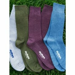 Druthers Merino Wool Waffle Sock Socks Heather Grey -Druthers Shop unnamed file 1974
