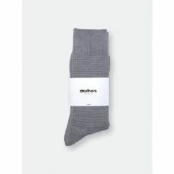 Druthers Merino Wool Waffle Sock Socks Heather Grey -Druthers Shop unnamed file 1976