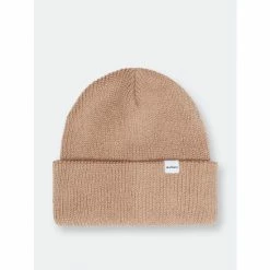 Druthers Organic Cotton Cardigan Knit Beanie Streetwear Oatmeal