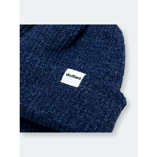 Druthers Recycled Cotton Ribbed Knit Beanie - Denim Streetwear 5 Druthers Recycled Cotton Ribbed Knit Beanie - Denim Streetwear - Image 3