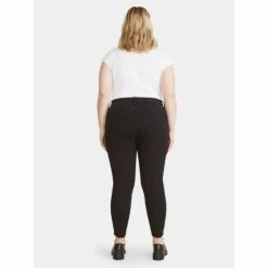 Warp + Weft JFK Plus Size Skinny - Jet Black Denim 14 Warp + Weft JFK Plus Size Skinny - Jet Black Denim -Druthers Shop unnamed file 205