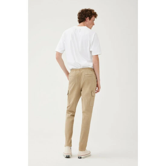 Warp + Weft GEX - Jogger - Wheat Denim & Bottoms 5 Warp + Weft GEX - Jogger - Wheat Denim & Bottoms - Image 3