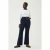 Warp + Weft MIA Plus - High Rise Flare Jeans - Drum Denim -Druthers Shop unnamed file 235