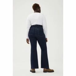 Warp + Weft MIA Plus - High Rise Flare Jeans - Drum Denim -Druthers Shop unnamed file 237