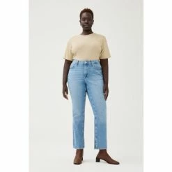 Warp + Weft MAB Plus - Slim Straight Jeans - Clare Denim