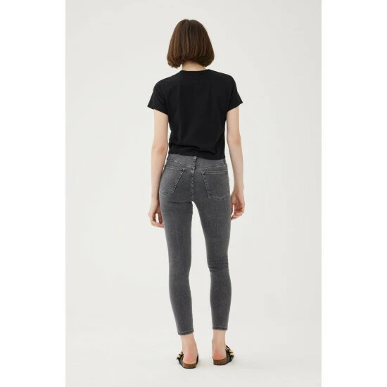 Warp + Weft JFK - Skinny Jeans, Gris Jeans & Denim 5 Warp + Weft JFK - Skinny Jeans, Gris Jeans & Denim - Image 3