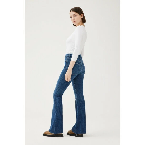 Warp + Weft MIA - High Rise Flare Jeans - Seaborn Jeans & Denim 4 Warp + Weft MIA - High Rise Flare Jeans - Seaborn Jeans & Denim - Image 2