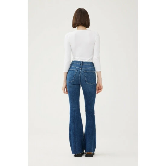 Warp + Weft MIA - High Rise Flare Jeans - Seaborn Jeans & Denim 5 Warp + Weft MIA - High Rise Flare Jeans - Seaborn Jeans & Denim - Image 3