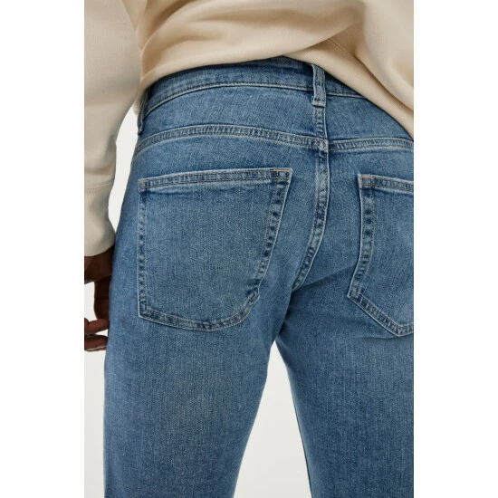 Warp + Weft Ams Slim Jeans - Clare Denim & Bottoms 7 Warp + Weft Ams Slim Jeans - Clare Denim & Bottoms - Image 5