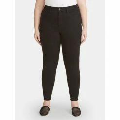 Warp + Weft MXP Plus Size High Rise - Raven Denim 12 Warp + Weft MXP Plus Size High Rise - Raven Denim -Druthers Shop unnamed file 536