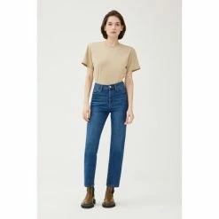 Warp + Weft ASE - High Rise Straight Jeans - Seaborn Jeans & Denim