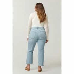Warp + Weft ASE Plus - High Rise Straight Jeans, 24 Hours Denim -Druthers Shop unnamed file 769