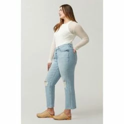 Warp + Weft ASE Plus - High Rise Straight Jeans, 24 Hours Denim -Druthers Shop unnamed file 770