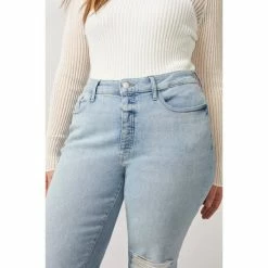 Warp + Weft ASE Plus - High Rise Straight Jeans, 24 Hours Denim -Druthers Shop unnamed file 772