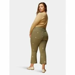 Warp + Weft Psp Plus - Crop Bootcut | Sage Denim -Druthers Shop unnamed file 776