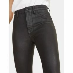 Warp + Weft MXP High Rise - Onyx Wax Coated Jeans & Denim -Druthers Shop unnamed file 788