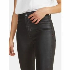 Warp + Weft MXP High Rise - Onyx Wax Coated Jeans & Denim -Druthers Shop unnamed file 793