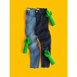 Warp + Weft MXP Plus Size High Rise - Onyx Wax Coated Denim -Druthers Shop unnamed file 802