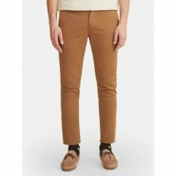 Warp + Weft SJC Skinny Chino - Tobacco Brown Denim & Bottoms -Druthers Shop unnamed file 938