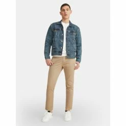 Warp + Weft SJC Skinny Chino - Silver Mink Denim & Bottoms -Druthers Shop unnamed file 948