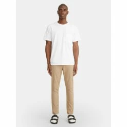 Warp + Weft SJC Skinny Chino - Silver Mink Denim & Bottoms -Druthers Shop unnamed file 949