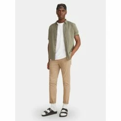 Warp + Weft SJC Skinny Chino - Silver Mink Denim & Bottoms -Druthers Shop unnamed file 955