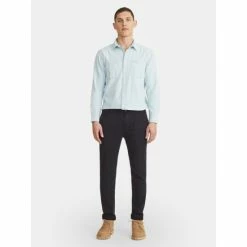 Warp + Weft SJC Skinny Chino - Navy Denim & Bottoms -Druthers Shop unnamed file 965